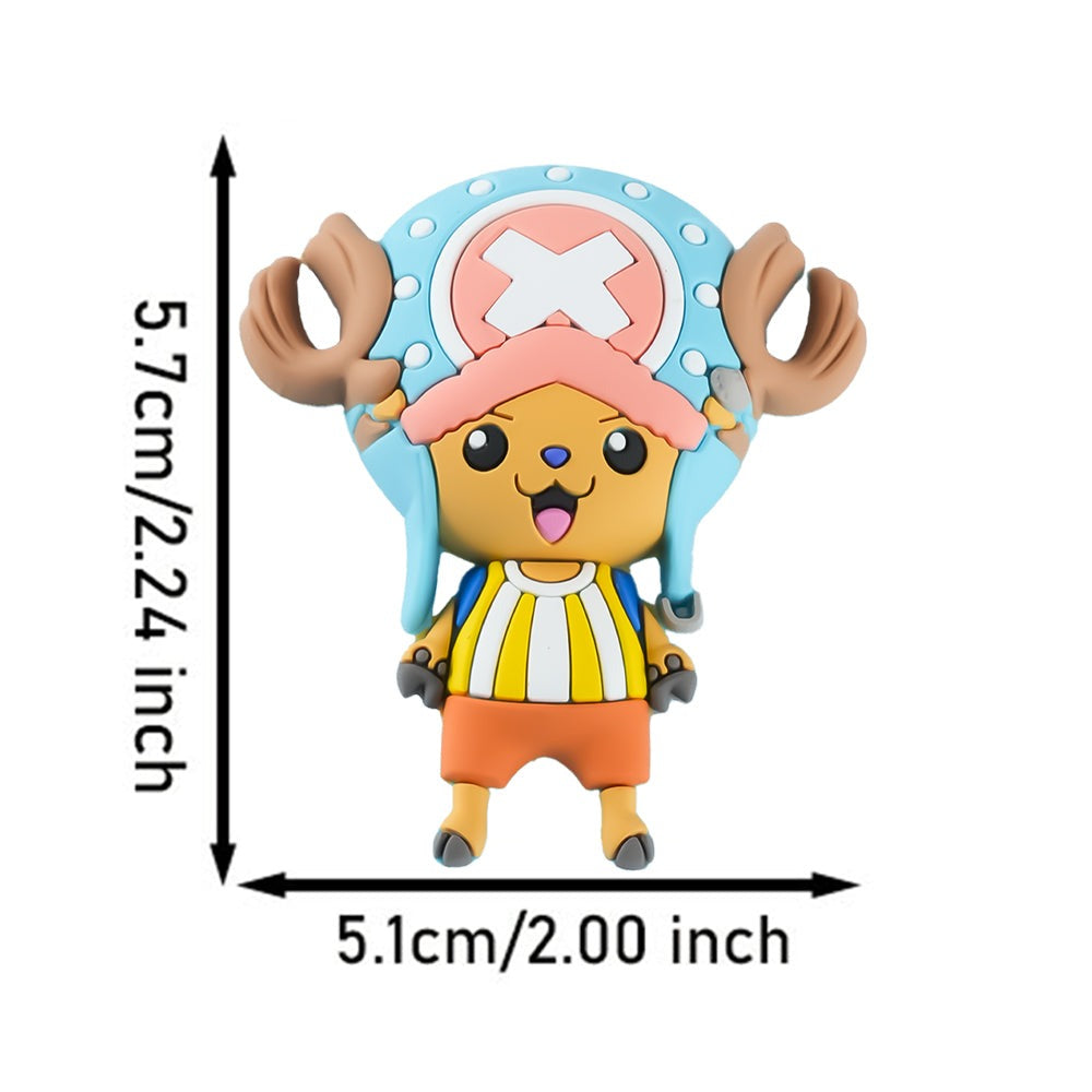 Netflix Official Licensed One Piece Chopper Cartoon Character Refrigerator Magnet