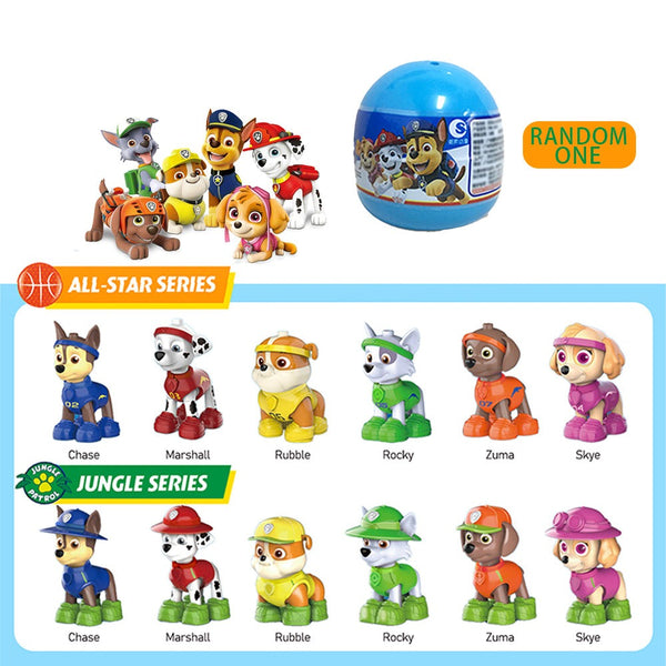 Paw Patrol Blind Box Mini Figures Mystery Lucky Box Desk Decoration Cartoon Puppy Collection Toy Birthday Party Supplies
