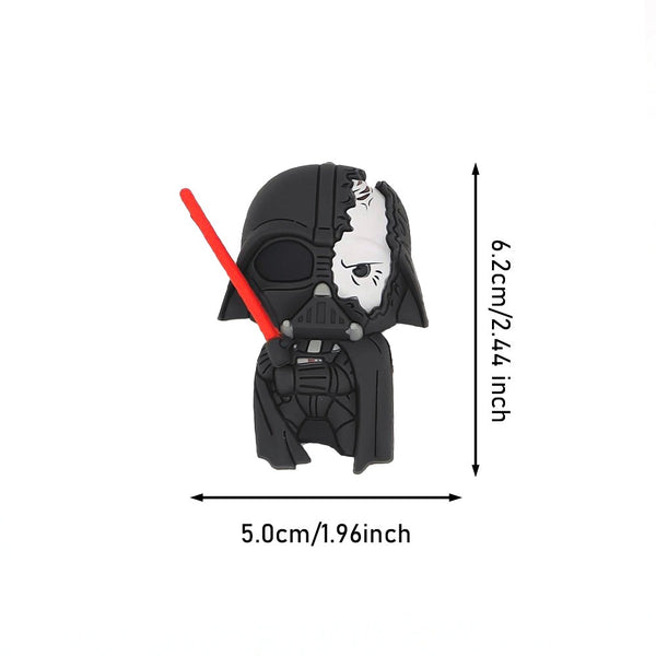 Star Wars Officially Licensed Jabba the Hutt & Darth Vader Damaged Helmet 3D Foam Fridge Magnets