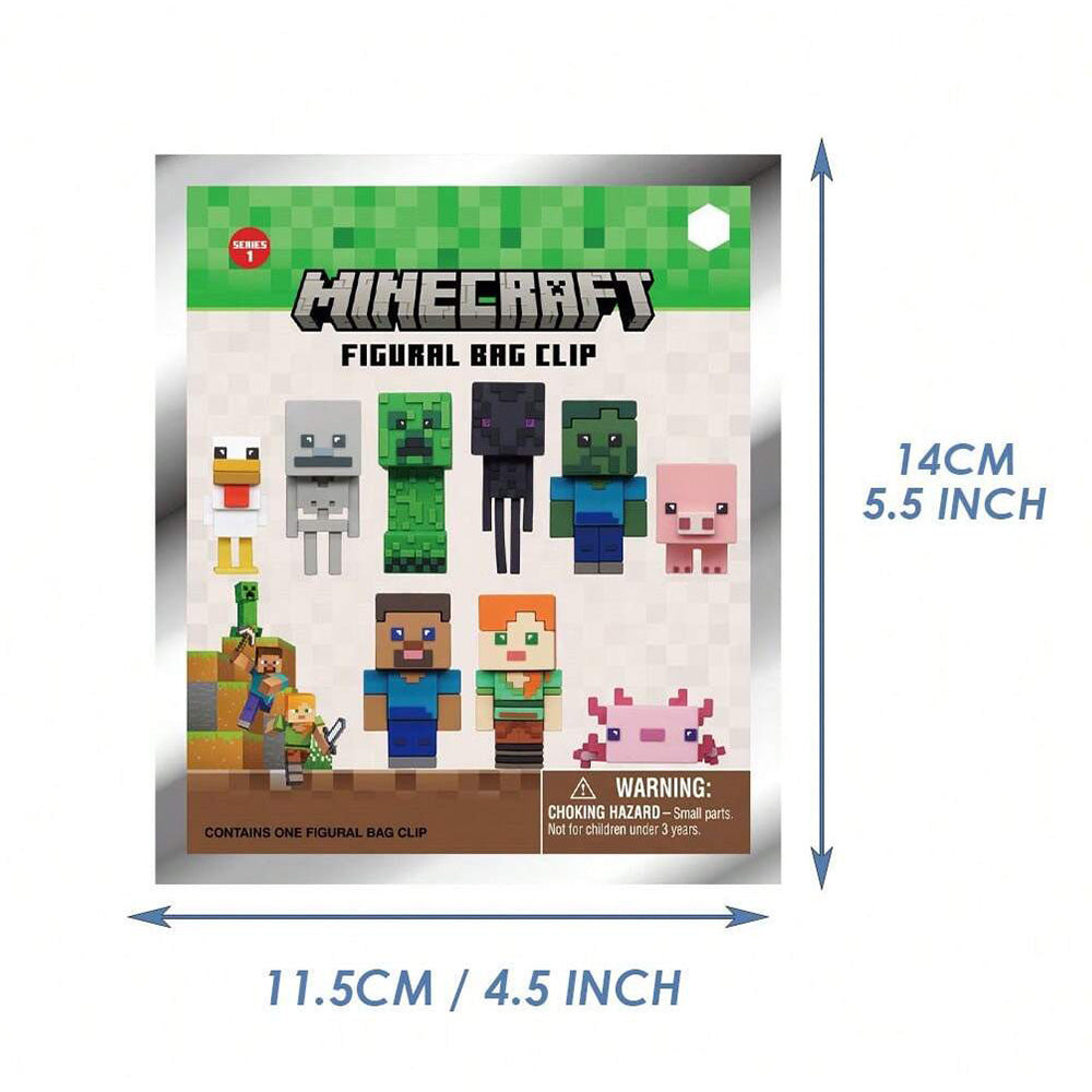 Minecraft PVC Figural Bag Clip Blind Bag Keychain Secondary image