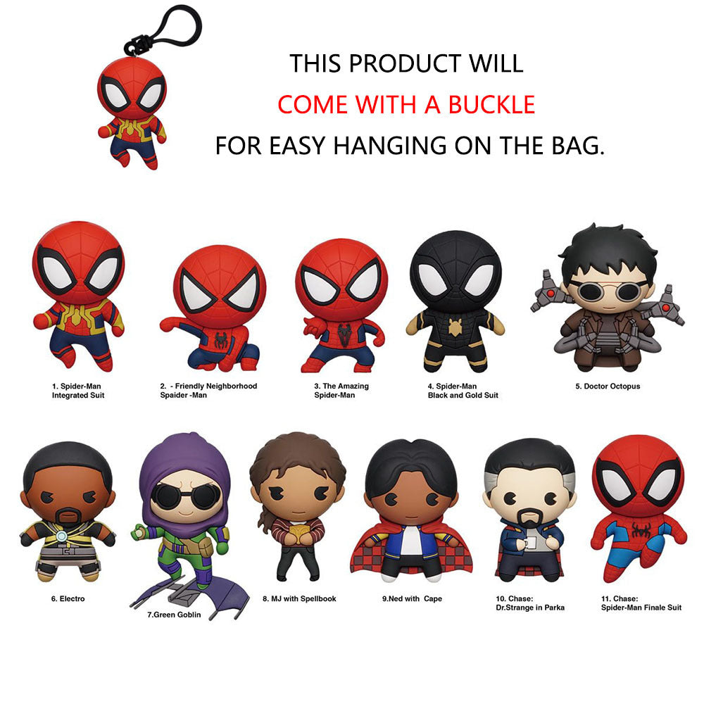 Marvel Spider-Man Official Licensed PVC Blind Bag Keychain Set Secondary image