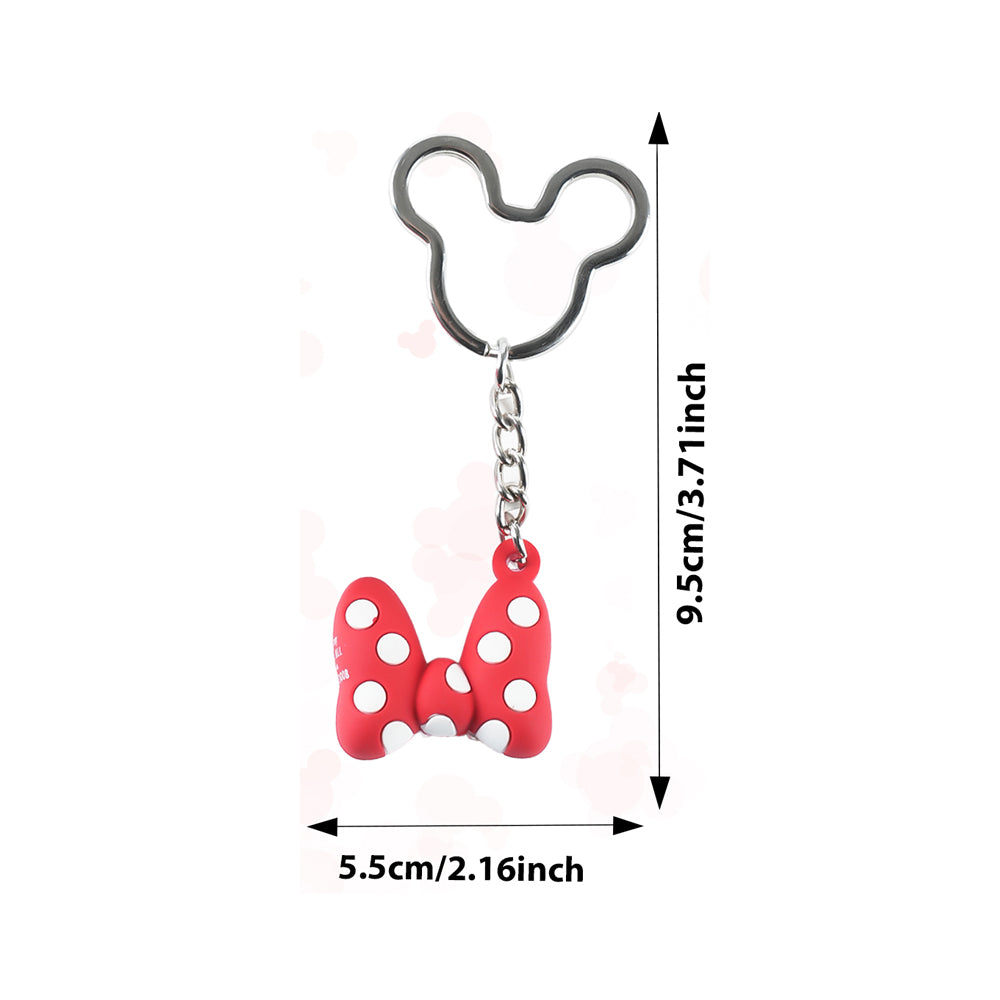 Disney Official Licensed Minnie Mouse Bow Keychain Secondary image